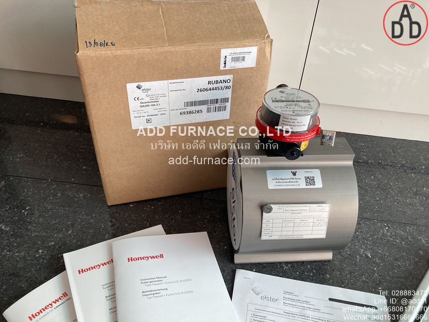 Quantometer QA250 100 ZI,Gas Meter QA250 Elster instromet(10)
